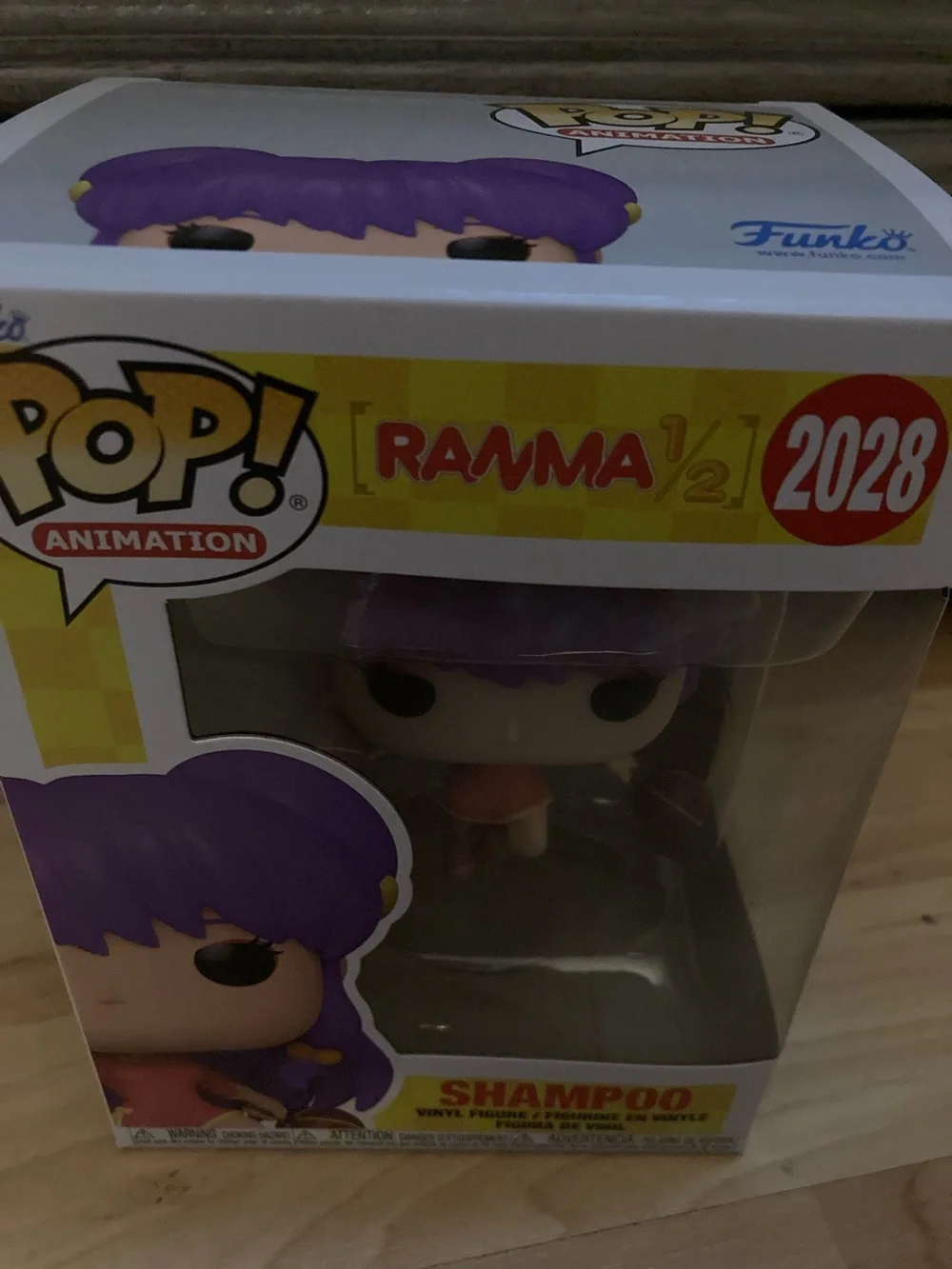 Funko Pop! Animation Ranma 1/2 Shampoo Purple Hair Orange Outfit #2028